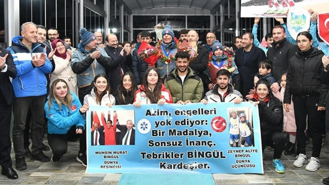 ETÜ'nün gururu Bingül kardeşler için karşılama töreni düzenlendi