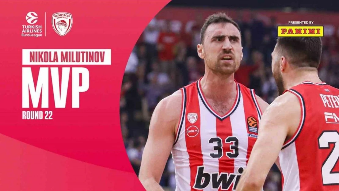 Euroleague'de haftanın oyuncusu Nikola Milutinov oldu