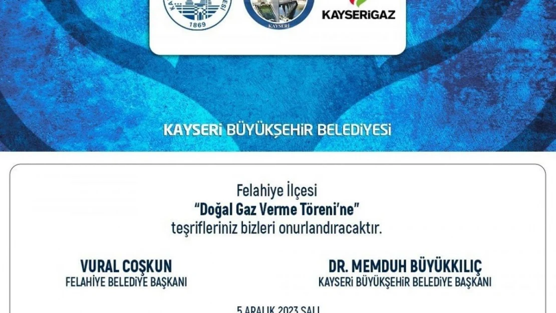 Felahiye Ve Özvatan'da 'doğal gaz' heyecanı