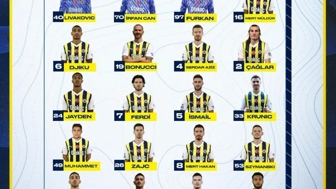 Fenerbahçe'nin Antalyaspor maçı kamp kadrosu belli oldu