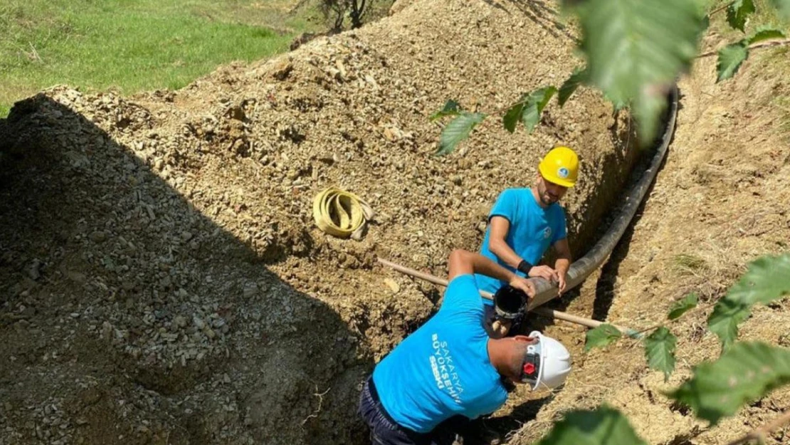 Ferizli'de 2 bin metrelik içme suyu hattı yenilendi