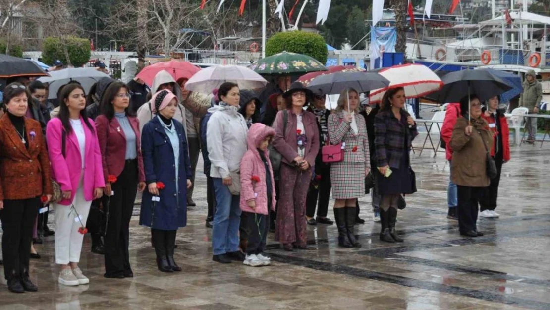 Fethiye'de 8 Mart Dünya Kadınlar Günü törenle kutlandı