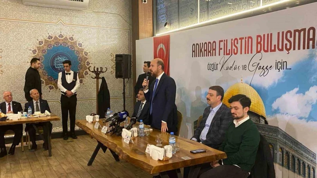 Filistinli hastalar ve Gazzeli öğrenciler için 'Ankara Filistin Buluşması' düzenlendi