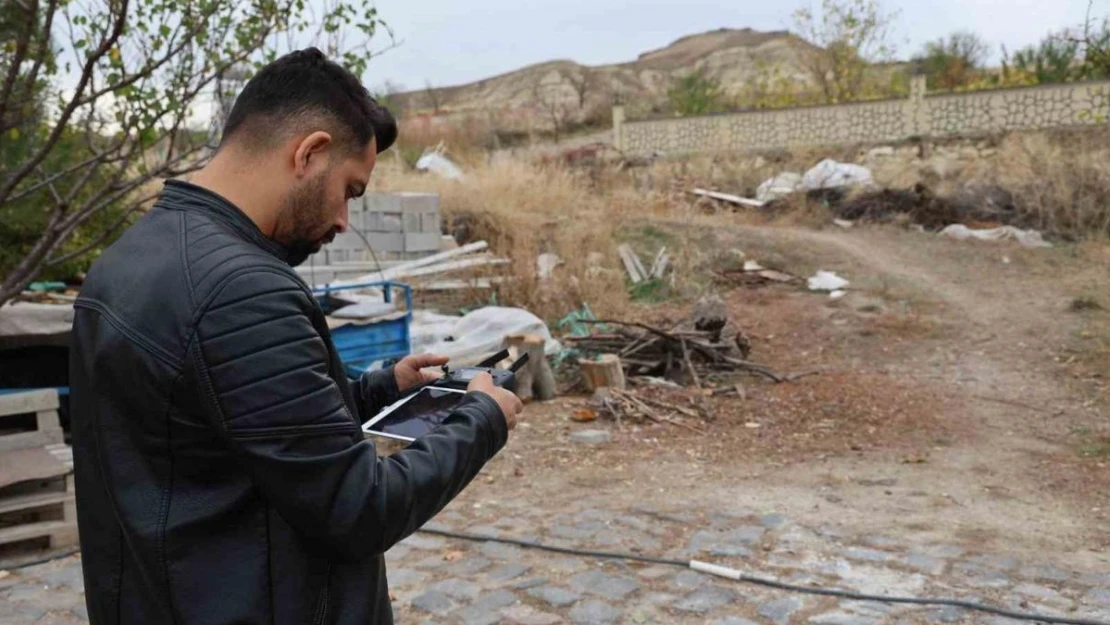 Firari koyunlar önce güvenlik kamerasına, sonra jandarma dronuna yakalandı