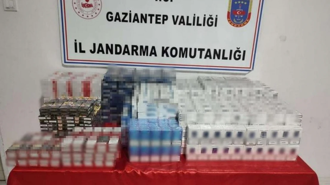 Gaziantep'te 150 bin TL değerinde kaçak sigara ele geçirildi