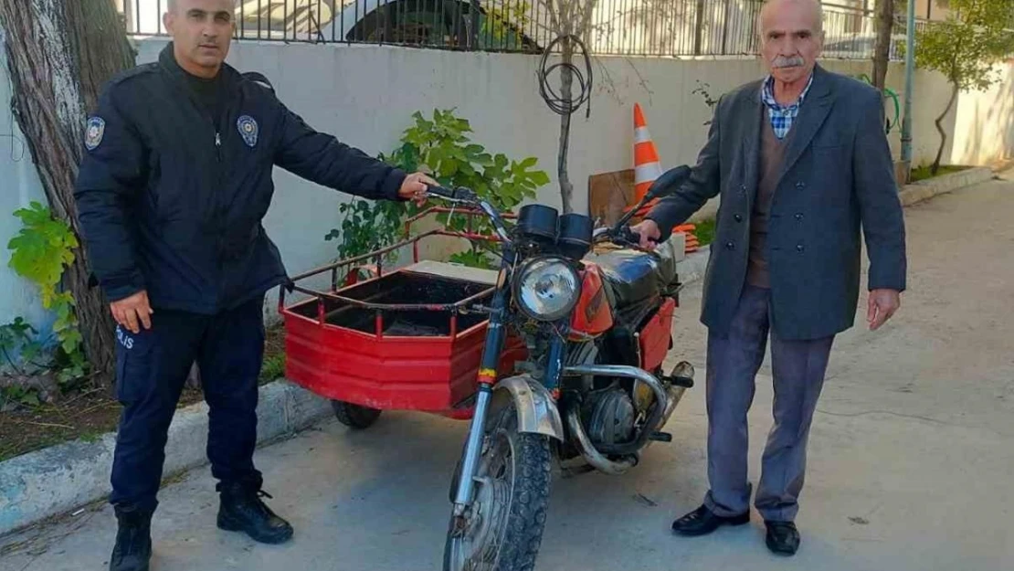 Gaziantep'te 22 yıl önce çalınan motosiklet bulundu