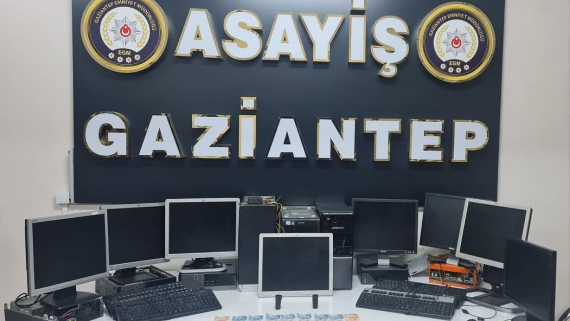 Gaziantep'te kumar oynayan şahıslara 963 bin lira ceza