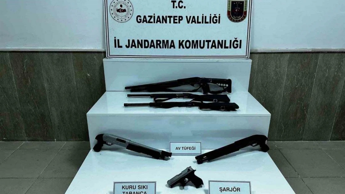 Gaziantep'te silah kaçakçılığı operasyonunda 9 kişi yakalandı