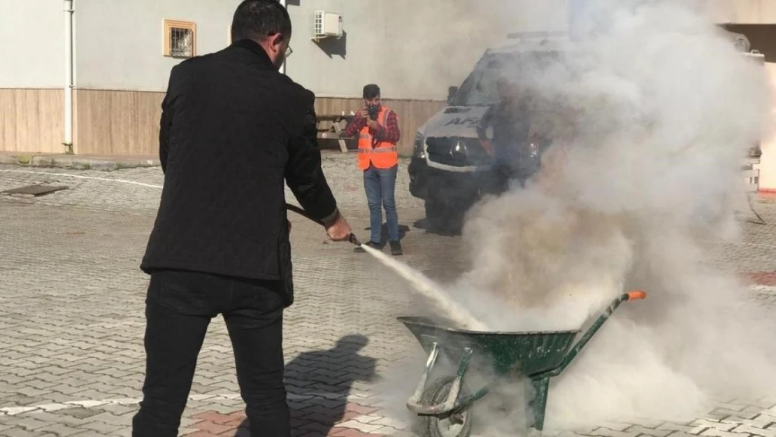 Gazipaşa'da yangın tatbikatı