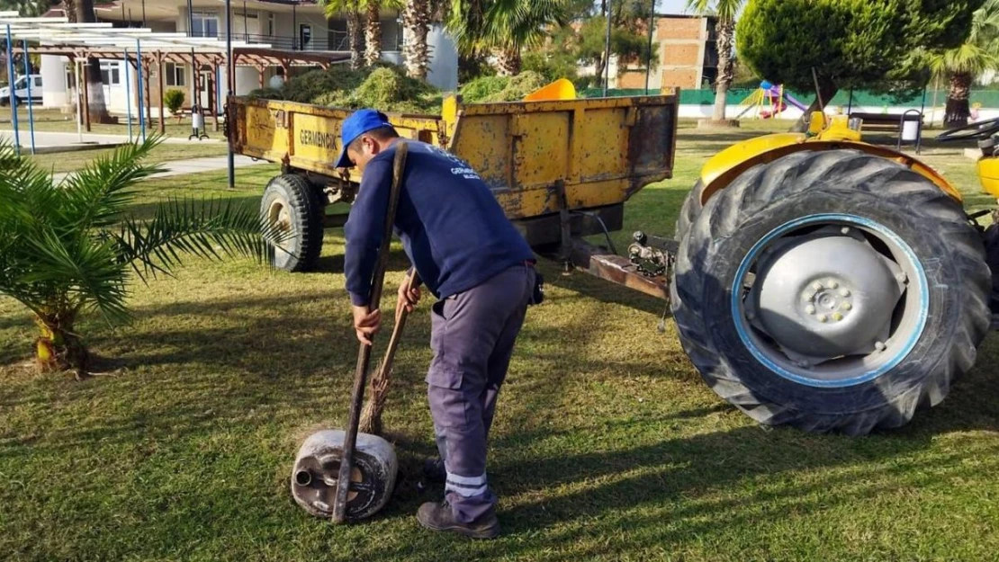 Germencik Belediyesi ilçe genelinde çalışmalarını sürdürüyor