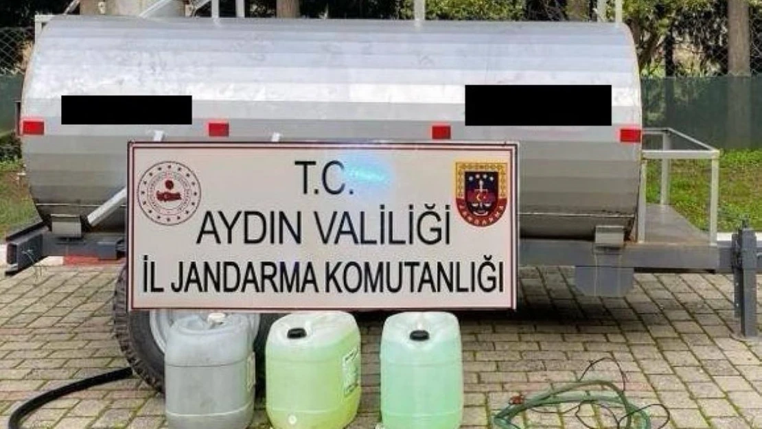 Germencik'te kaçak akaryakıt ele geçirildi