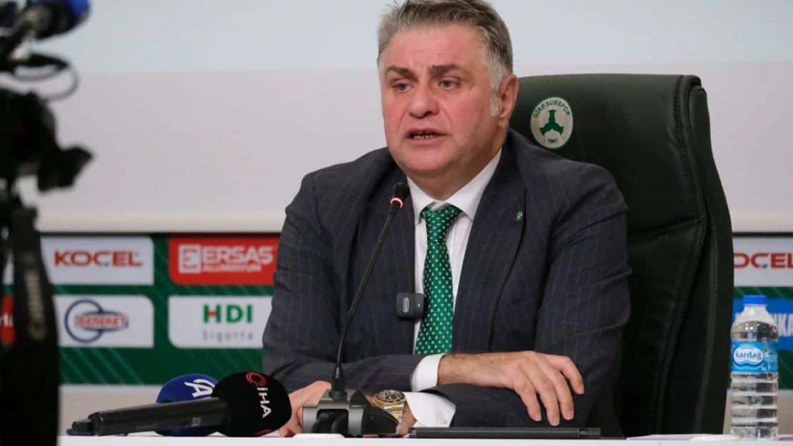 Giresunspor Başkanı Nahid Yamak'tan eski Başkan Karaahmet'e yönelik suçlamalar