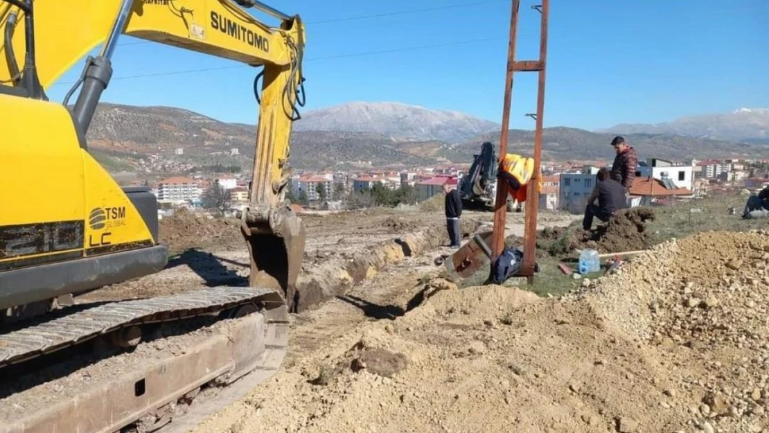 Gölbaşı'nda altyapı çalışmaları devam ediyor