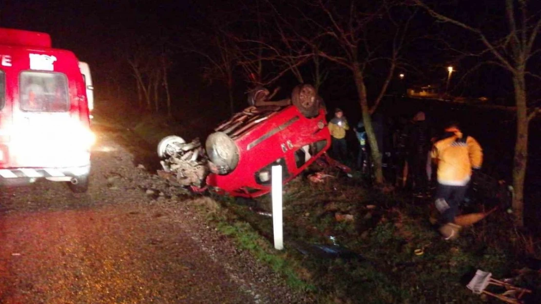 Gönen'de trafik kazasında 1 kişi yaralandı