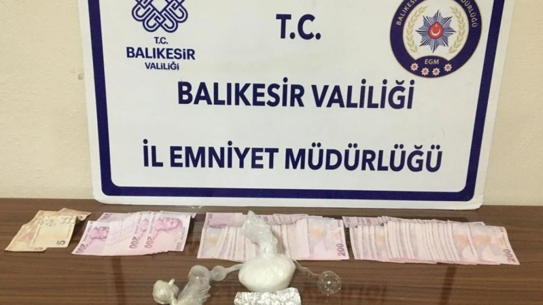 Gönen'de uyuşturucu operasyonu 2 gözaltı