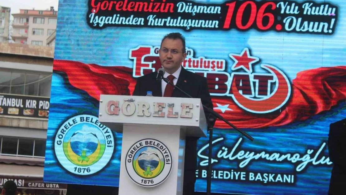 Görele'nin düşman işgalinden kurtuluşunu 106. yıldönümü kutlandı