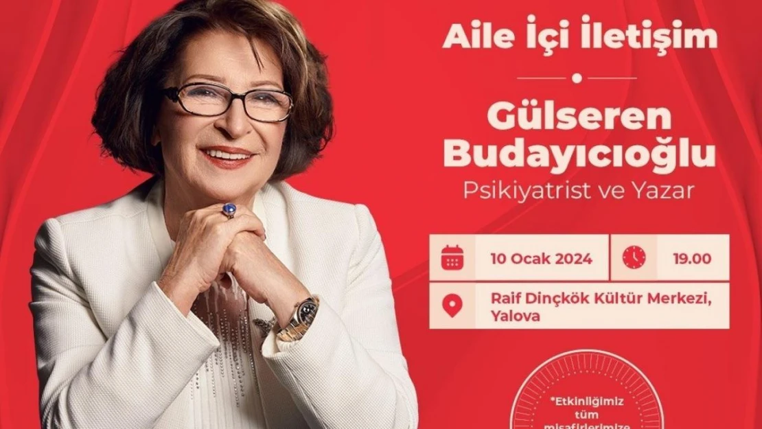 Gülseren Budayıcıoğlu Yalovalılarla buluşacak