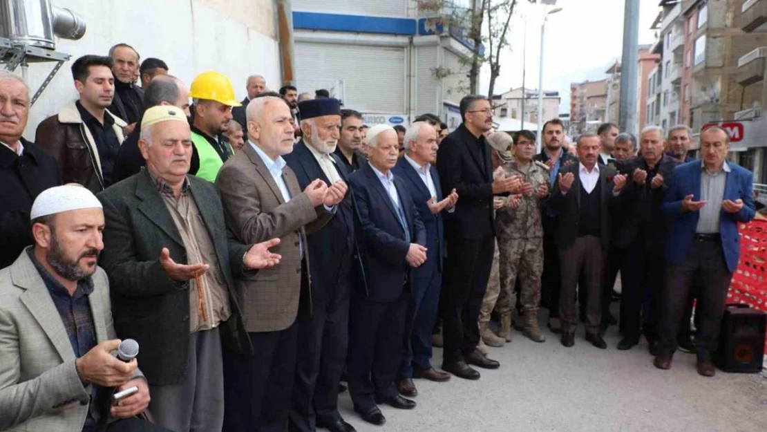 Hacı Sait Camisi'nin temeli dualarla atıldı