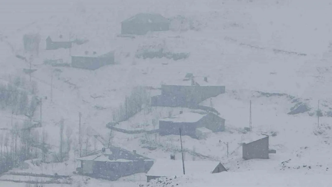 Hakkari'de 6 köy ve 14 mezra yolu ulaşıma kapandı