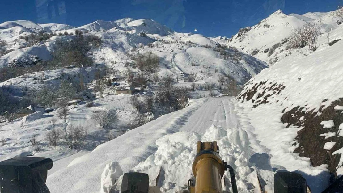 Hakkari'de 9 yerleşim yerinin yolu ulaşıma kapandı