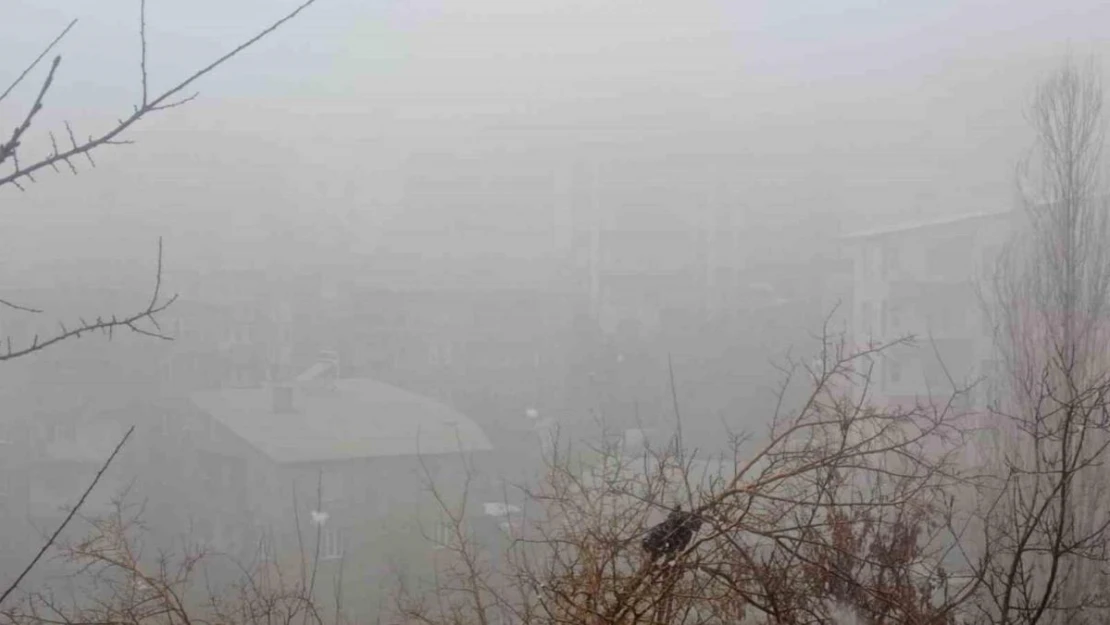 Hakkari'de karla karışık yağmur ve sis etkili oluyor