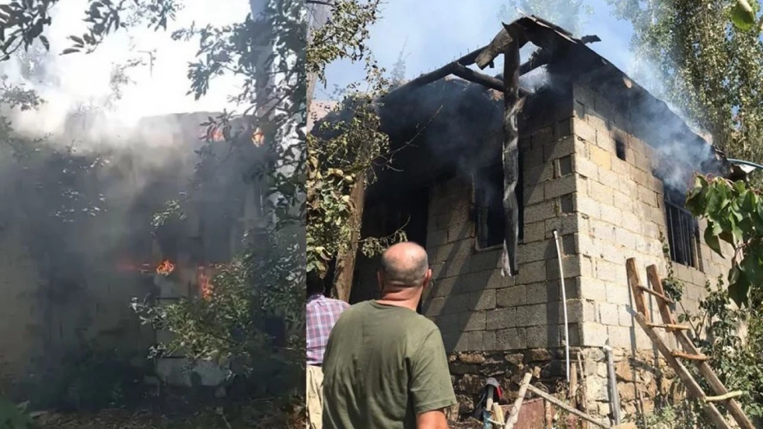 Hakkari'de korkutan yangın