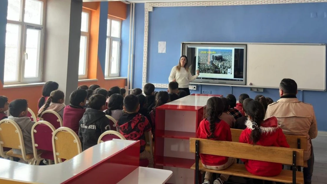 Hakkari'de öğrencilere çevre eğitimi