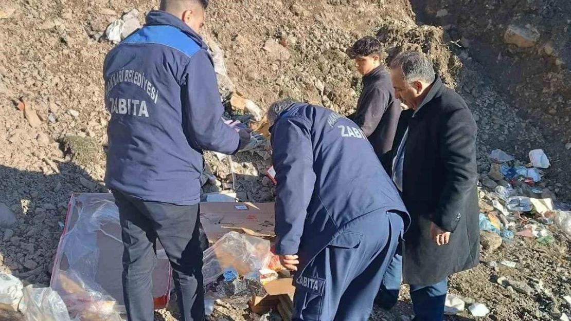 Hakkari'de tarihi geçmiş ürünler imha edildi