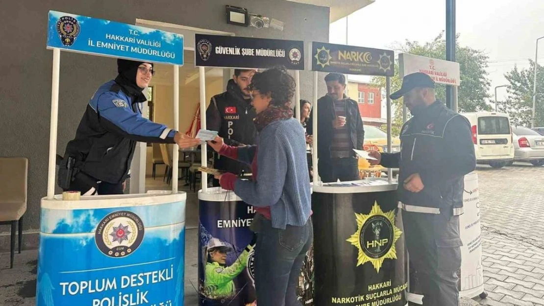 Hakkari polisinden öğrencilere uyuşturucu uyarısı