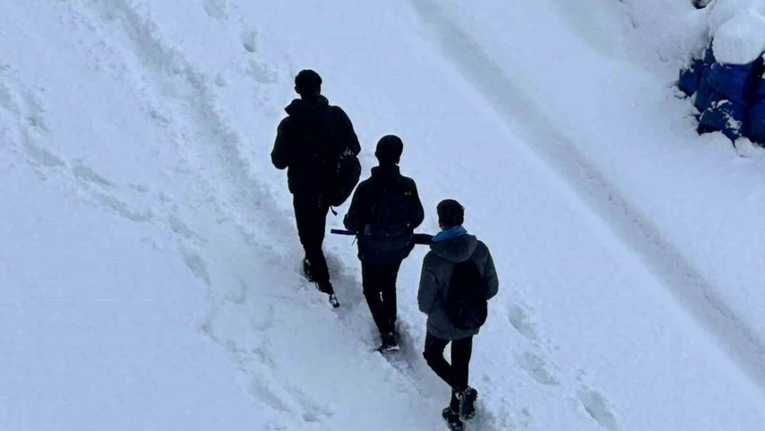 Hakkari ve Yüksekova'da taşımalı eğitime kar engeli