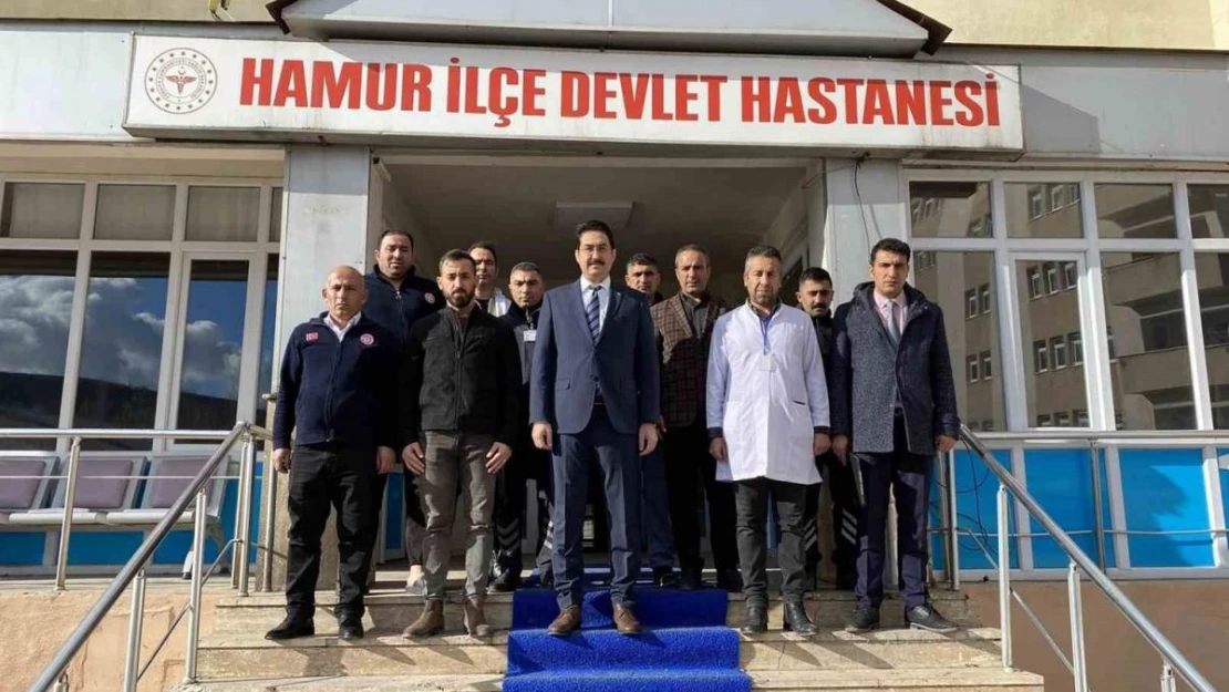 Hamur Kaymakamı Yıldırım, ilçedeki kurumları denetledi