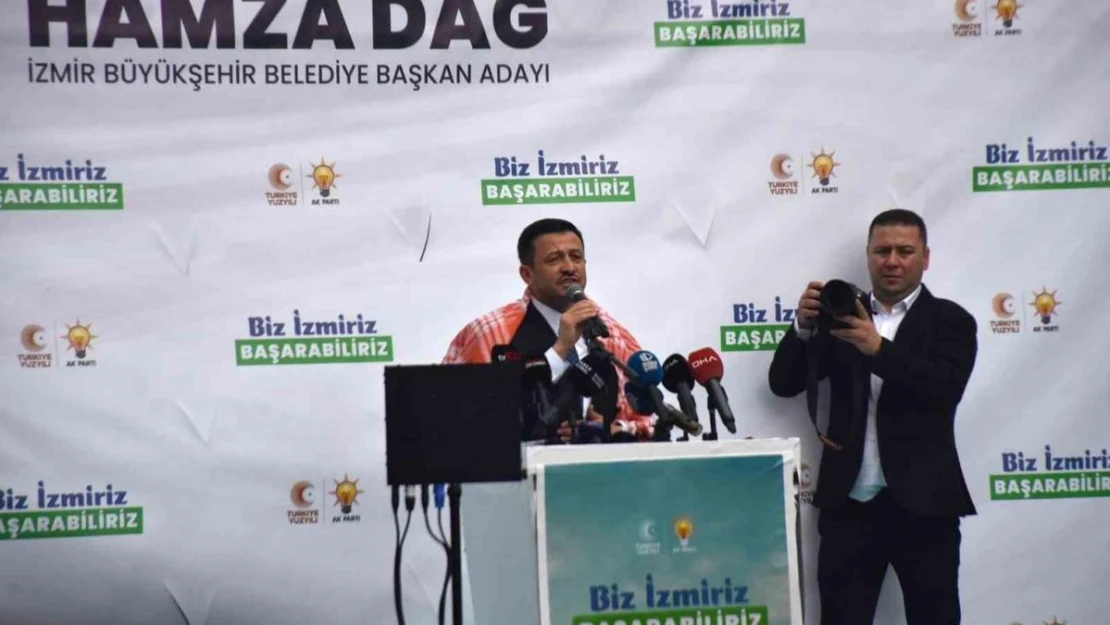 Hamza Dağ'dan İzmir'de mesaj: 'Biz İzmir'iz başarabiliriz'