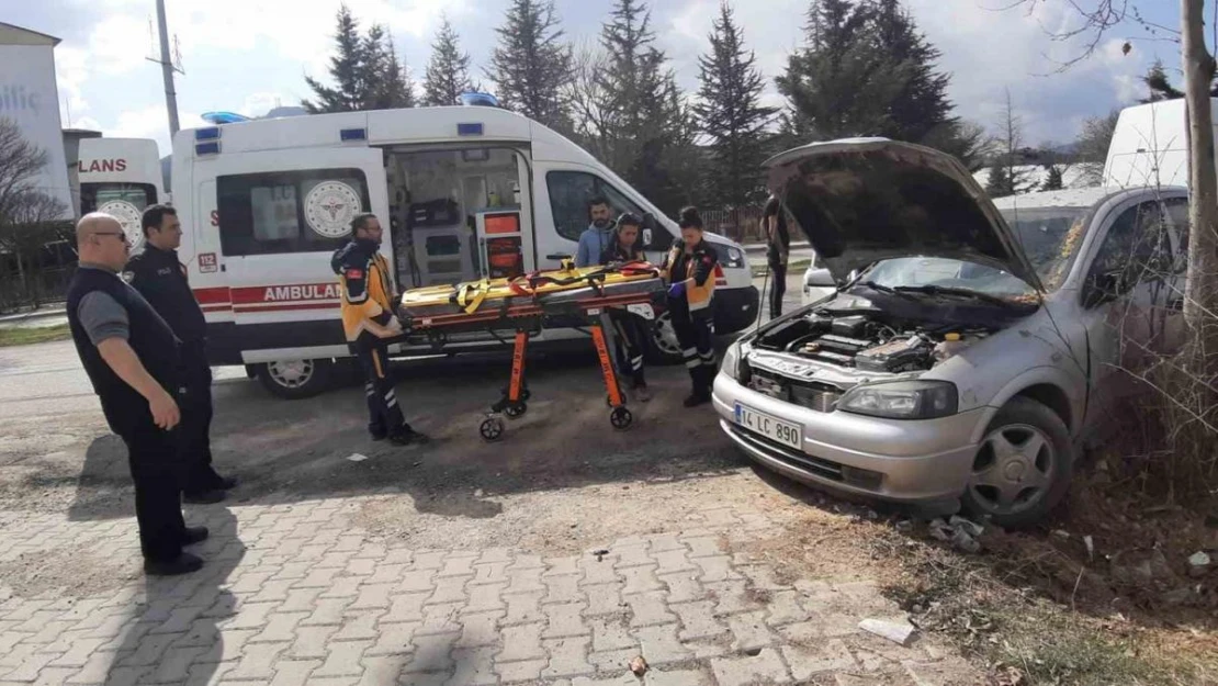 Hatalı sollama kazaya sebep oldu: 1 yaralı