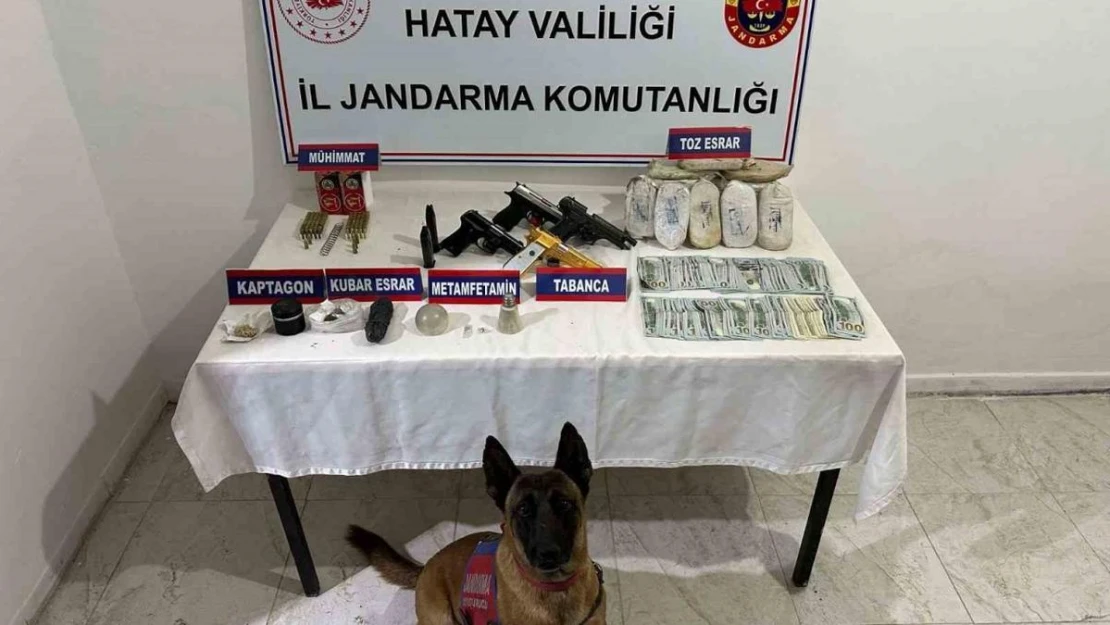 Hatay'da 10 kilo 100 gram esrar ele geçirildi