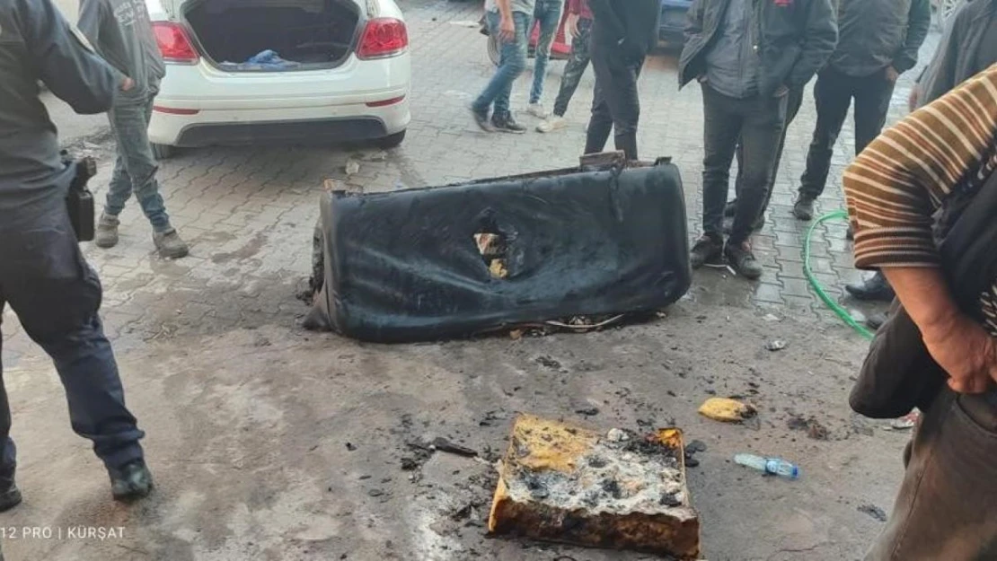 Hatay'da sanayi sitesindeki yangın panik oluşturdu