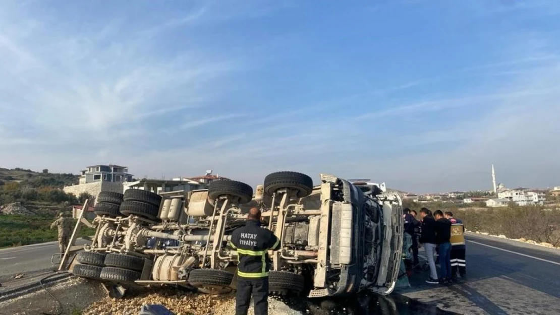 Hatay'da trafik kazası: 1 yaralı