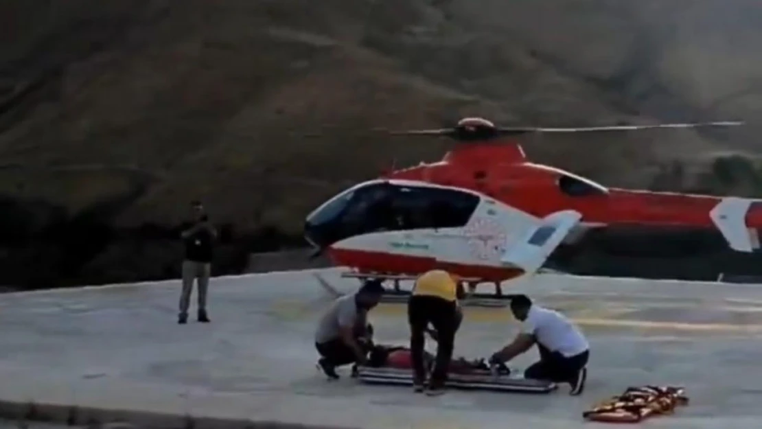 Helikopter ambulans 4 yaşındaki çocuk için havalandı