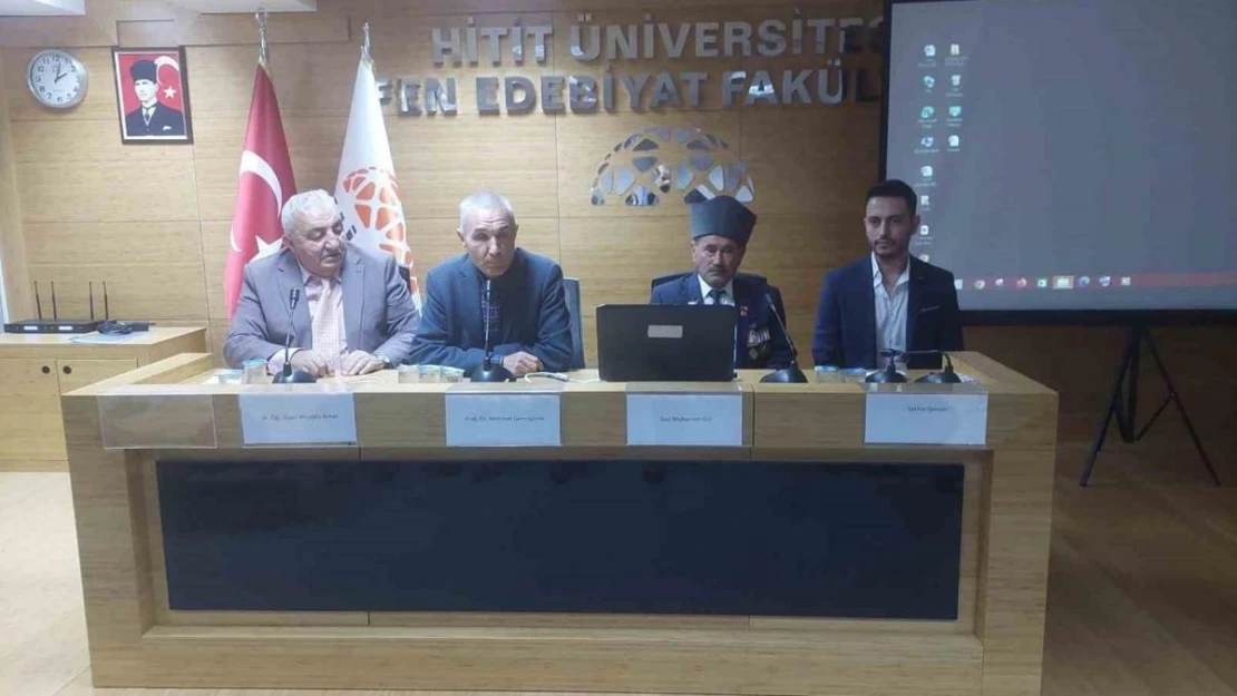 Hitit Üniversitesi'nde '100. Yılında Cumhuriyet Kazanımları ve Tarihin Tanıkları Gazilerimiz' konulu panel düzenlendi