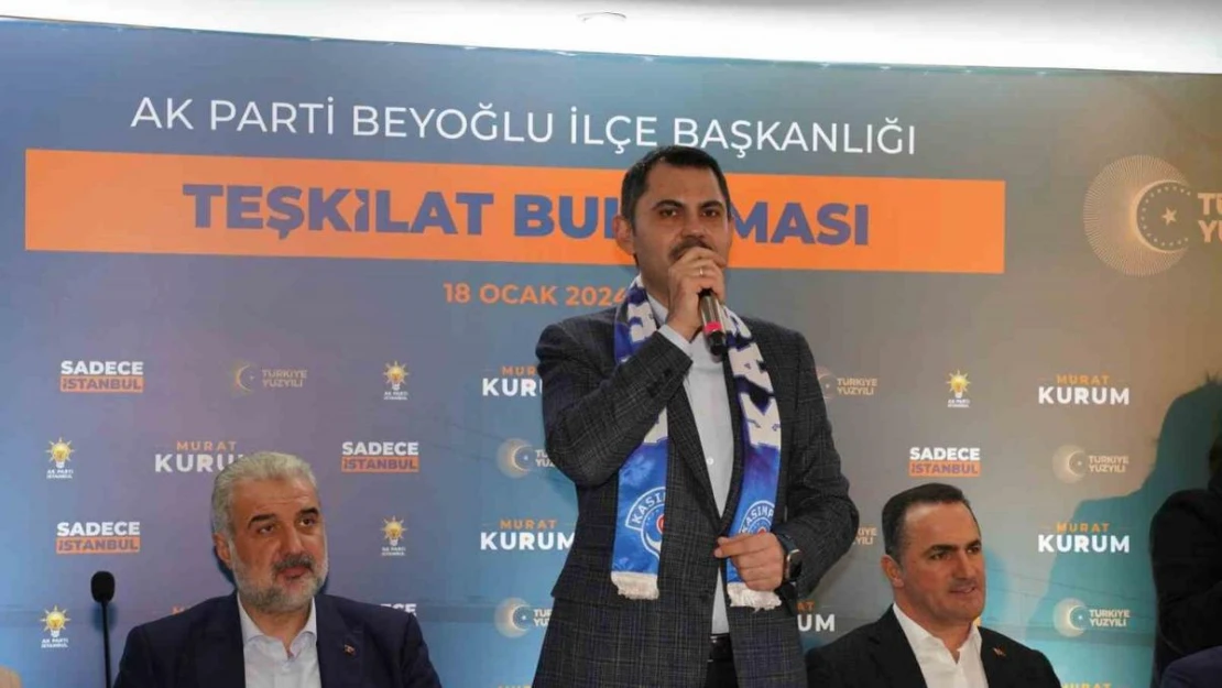 İBB Başkan Adayı Murat Kurum 'Ben Beyoğlu'nun Murat'ı olarak sokak sokak çalışıp tüm kardeşlerimi kucaklayacağım'