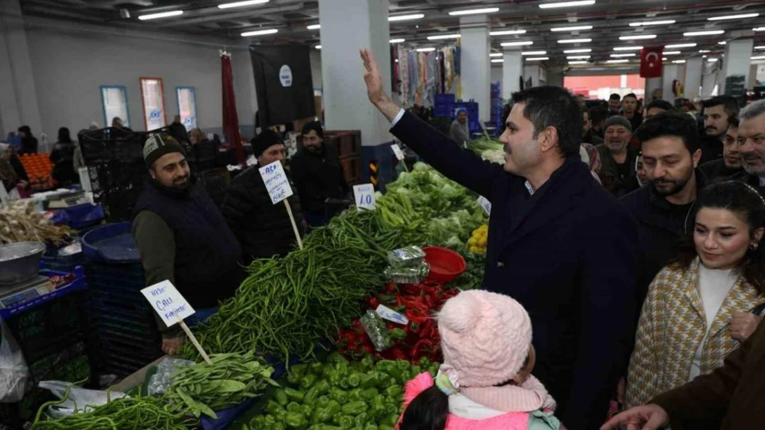 İBB Başkan Adayı Murat Kurum: 'İstanbul'da 200 yeni pazar açacağız'