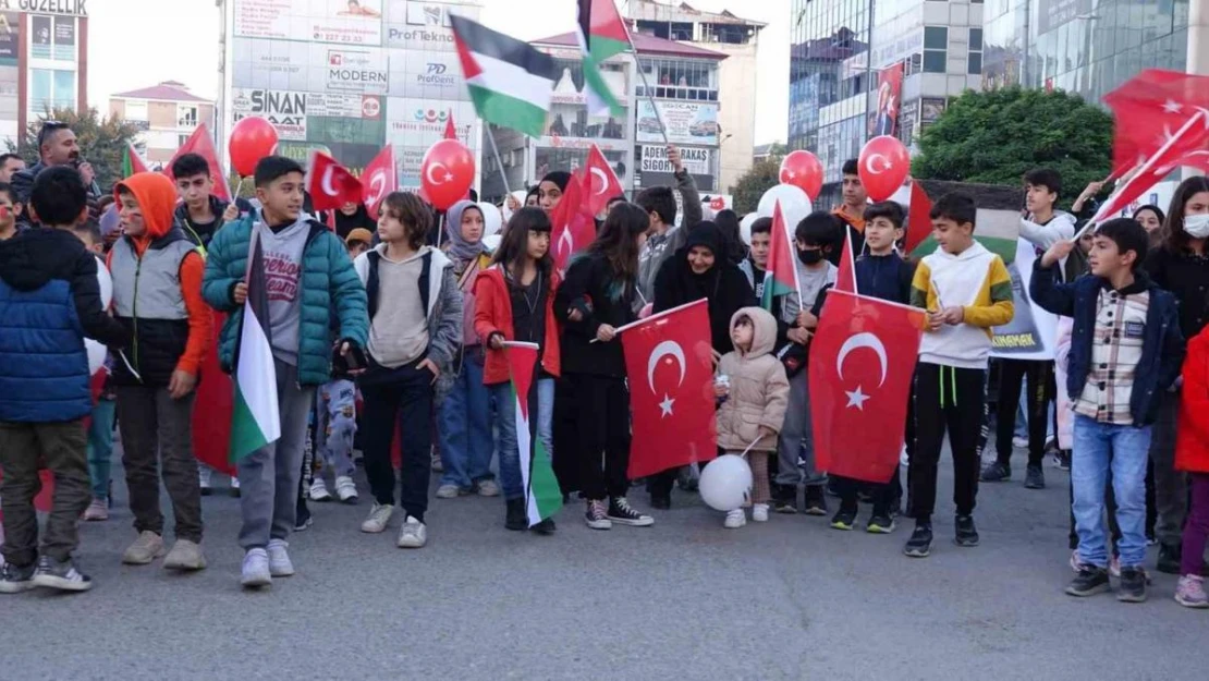 Iğdır'da 'Büyük Filistin Yürüyüşü'