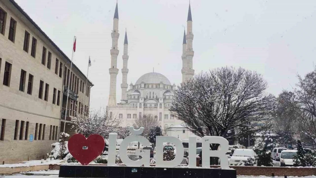 Iğdır'da kar yağışı başladı