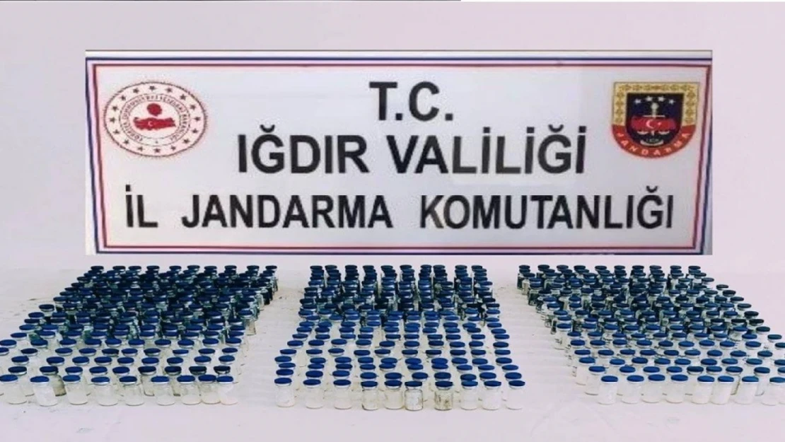 Iğdır İl Jandarma Komutanlığı'ndan kaçak botoks ilaçları operasyonu