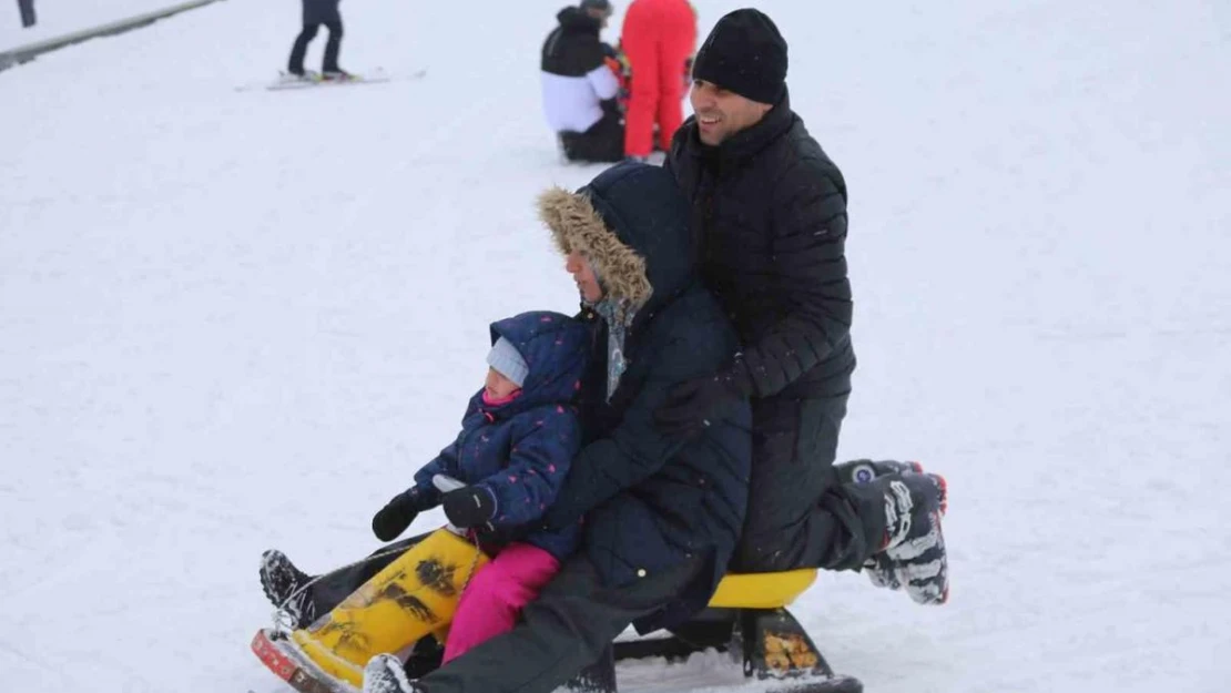 Ilgaz Dağı'nda yarıyıl tatili yoğunluğu