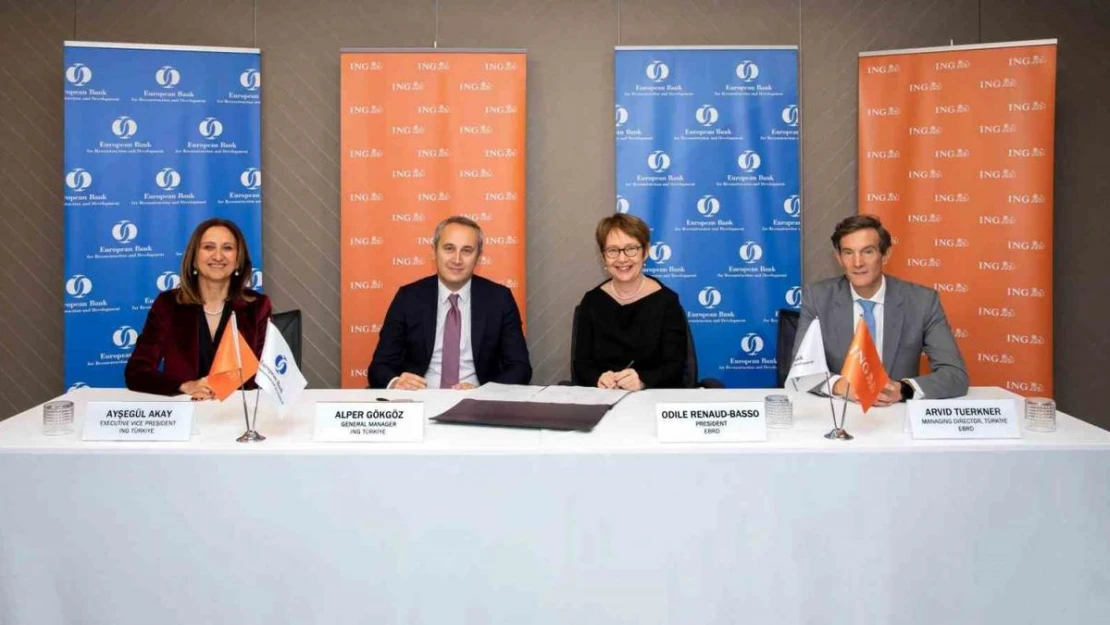 ING Türkiye ve ING Leasing'den EBRD ile 100 milyon euro ve 5 milyon dolar kredi anlaşması