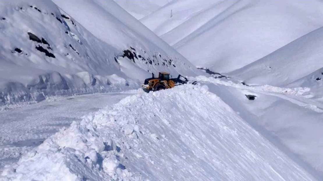 İran sırında bulunan Onbaşılar köyünün yolu kardan temizlendi