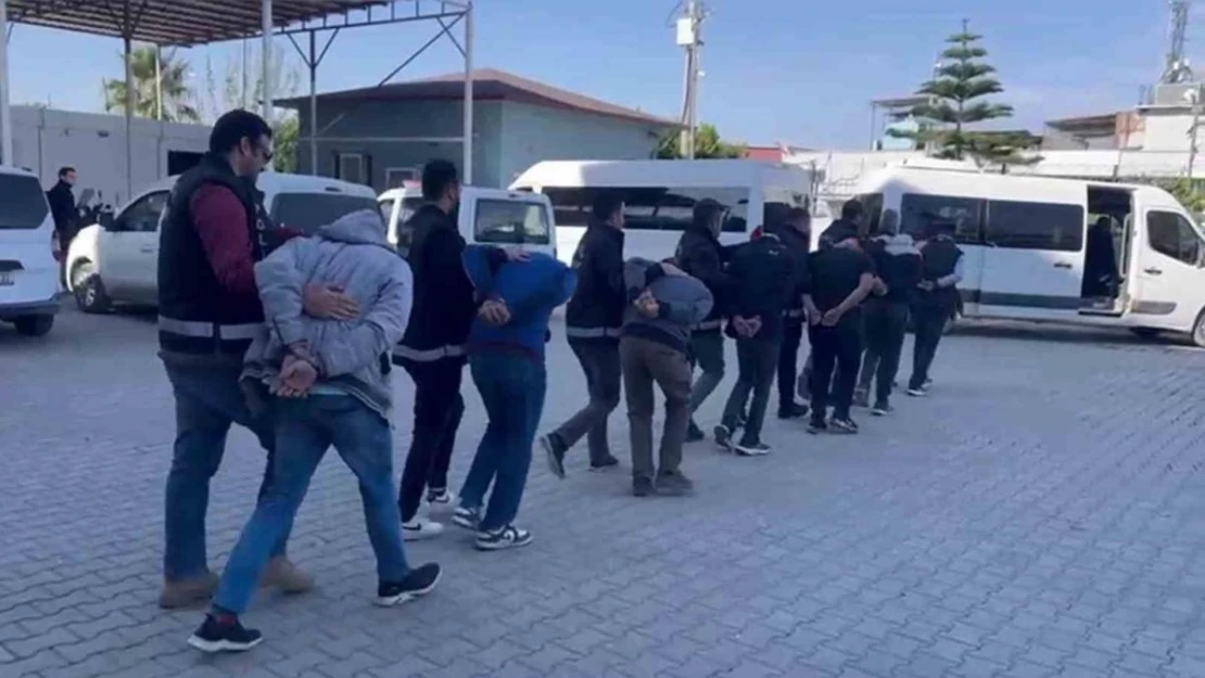 İskenderun'da 7 şüpheli şahıs yakalandı