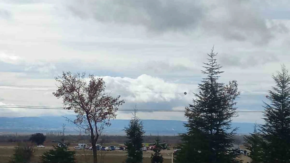 Isparta'da askeri helikopter düştü