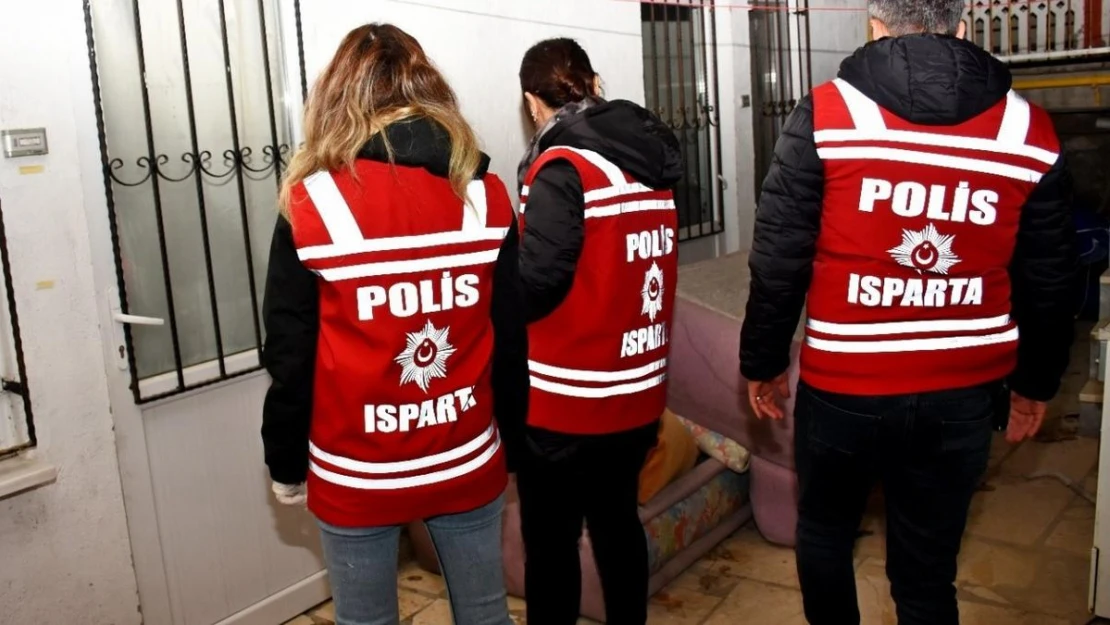 Isparta'da fuhuş operasyonu: 8 şahsa 104 bin 960 TL para cezası