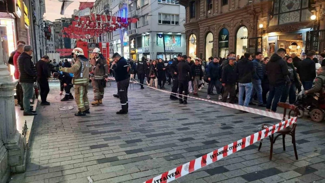 İstiklal Caddesi'nin bir bölümü doğalgaz kaçağı nedeniyle kapatıldı